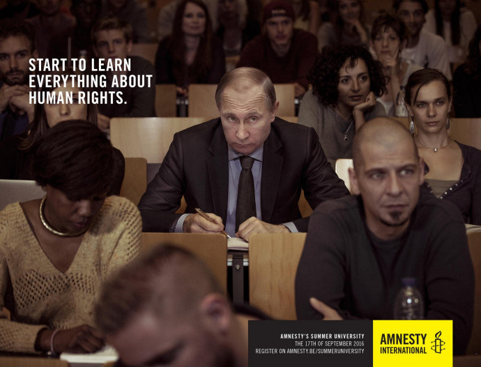 Amnesty International: Putin