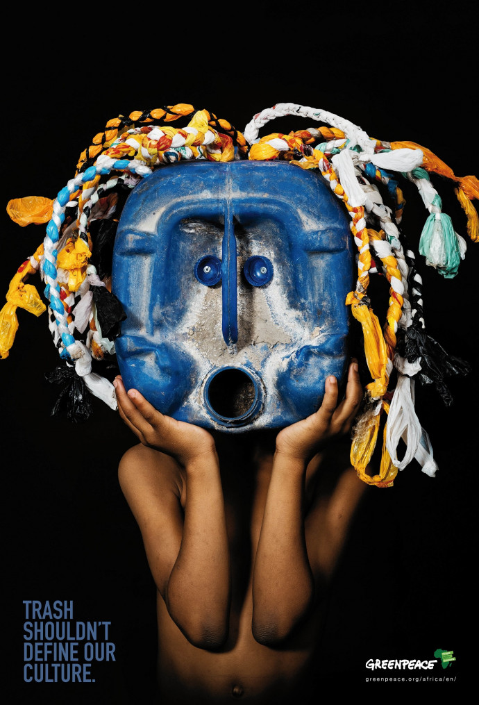 Greenpeace: African Trash Masks, 2
