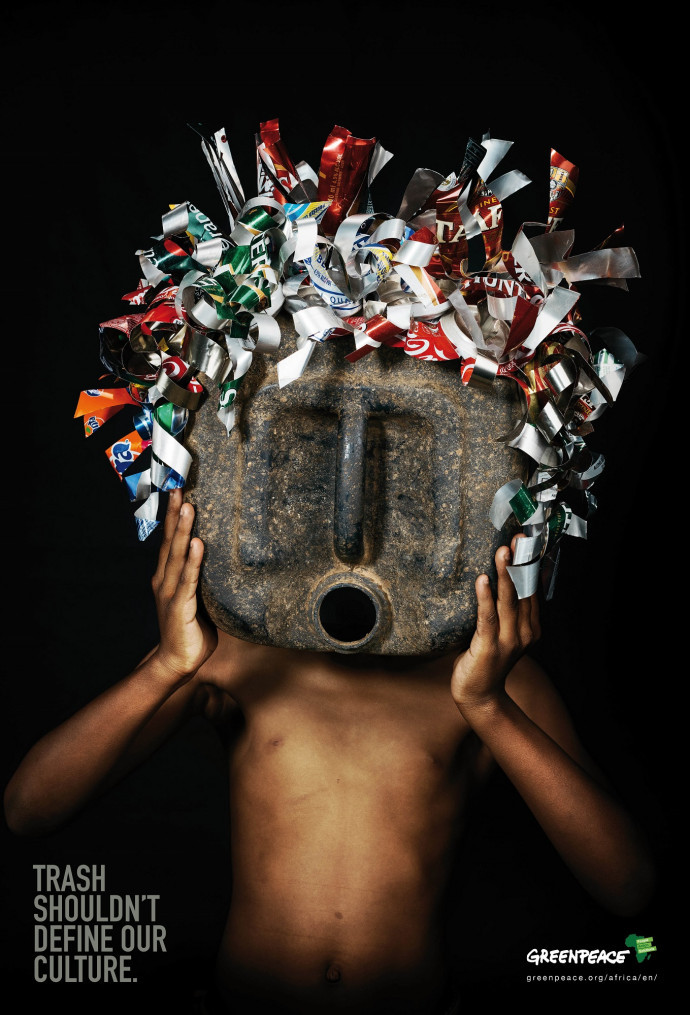 Greenpeace: African Trash Masks, 3