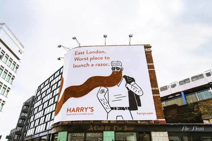 Harry's: Hairy Billboard