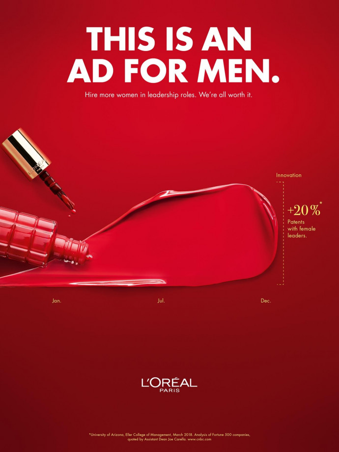 L'Oreal: This Is An Ad For Men (Nail Polish)
