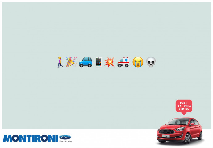 Montironi: Don't text while driving