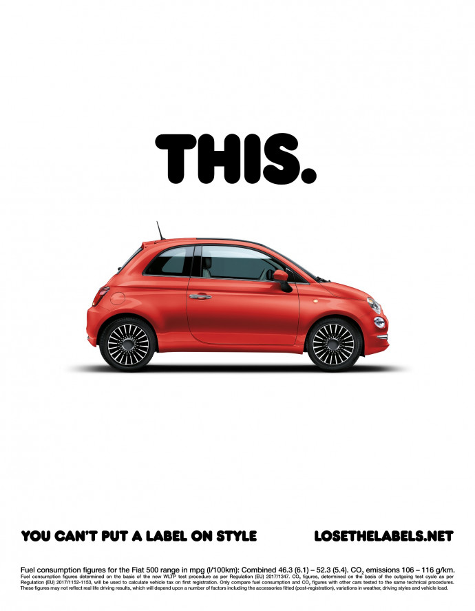 Fiat 500: Lose the Labels