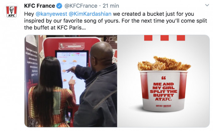 KFC France: Kimye