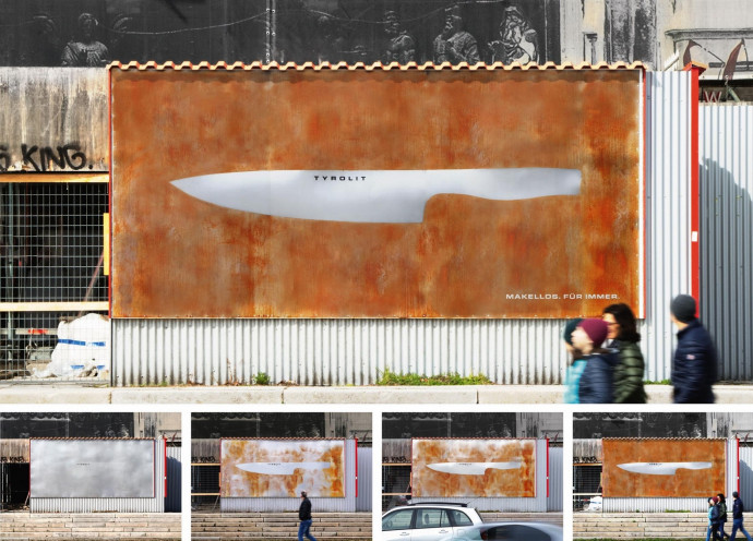 Tyrolit: The Iconic Rust Billboard