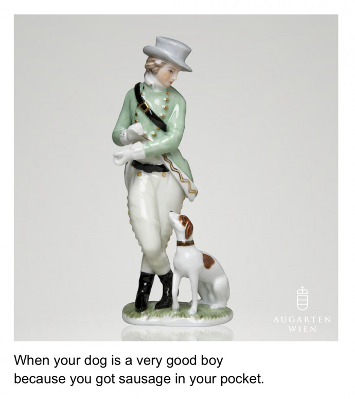 Augarten Porzellan: Porcelain Memes (Dog)