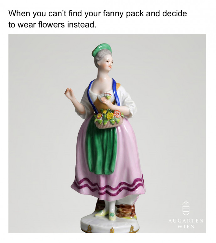 Augarten Porzellan: Porcelain Memes (Flowers)