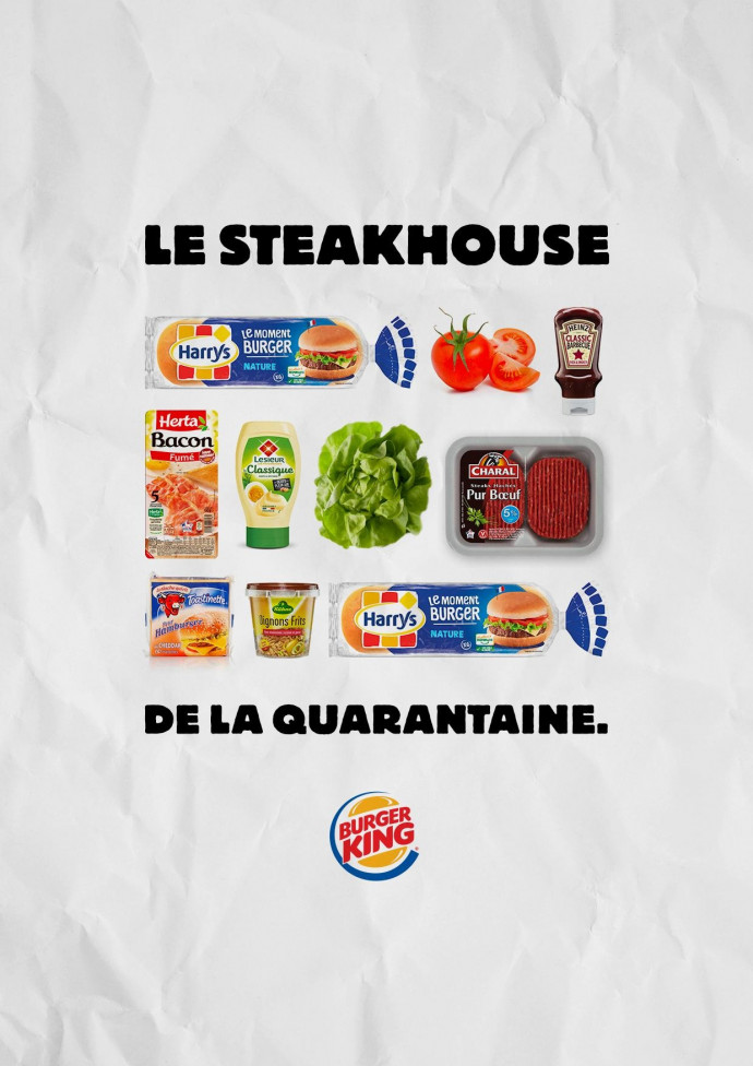 Burger King: The Steakhouse of the Quarantine