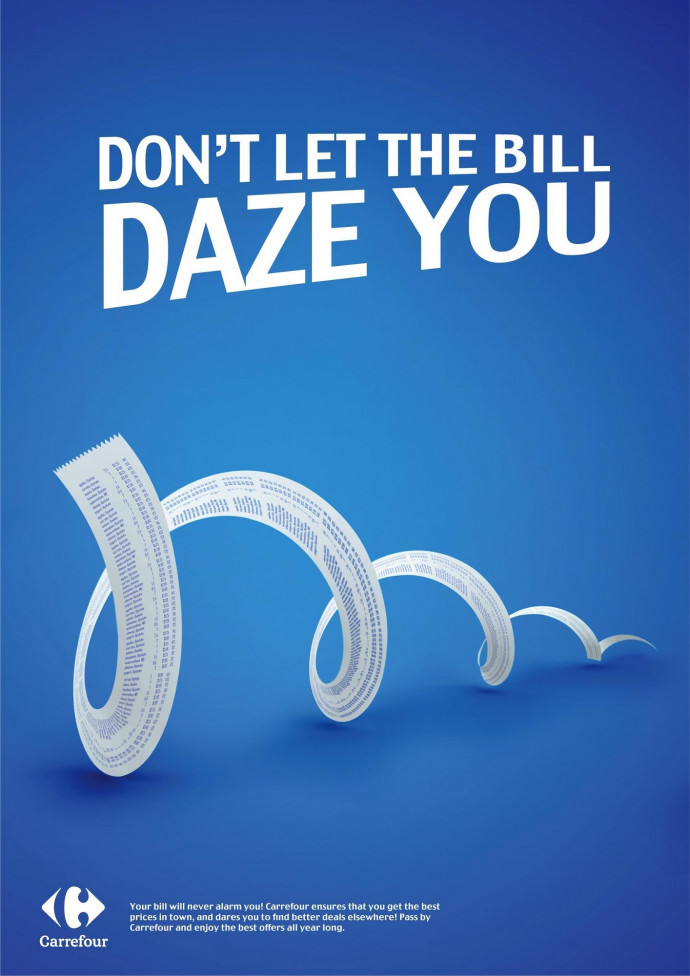 Carrefour: Don't Let The Bill Scare You, 2