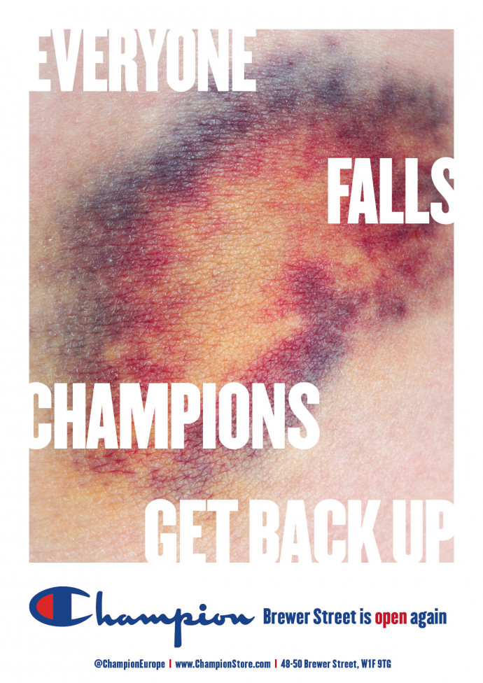 Champion: Everyone Falls. Champions Get Back Up, 5