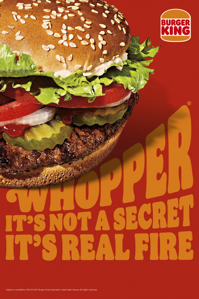 Burger King: It's Not A Secret It's Real Fire, 1