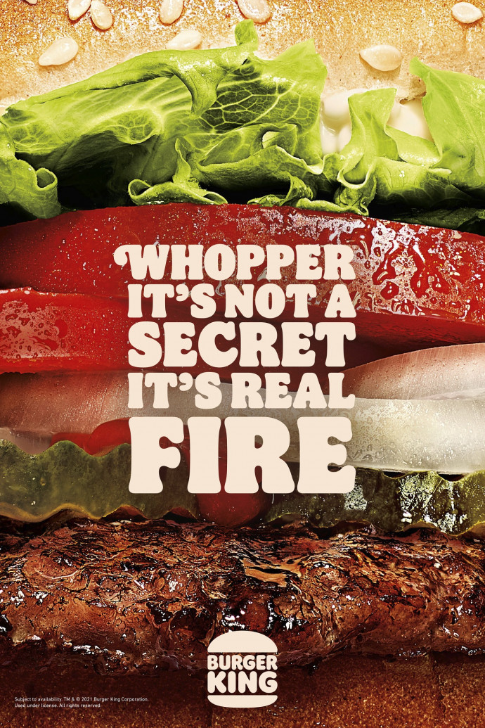 Burger King: It's Not A Secret It's Real Fire, 2