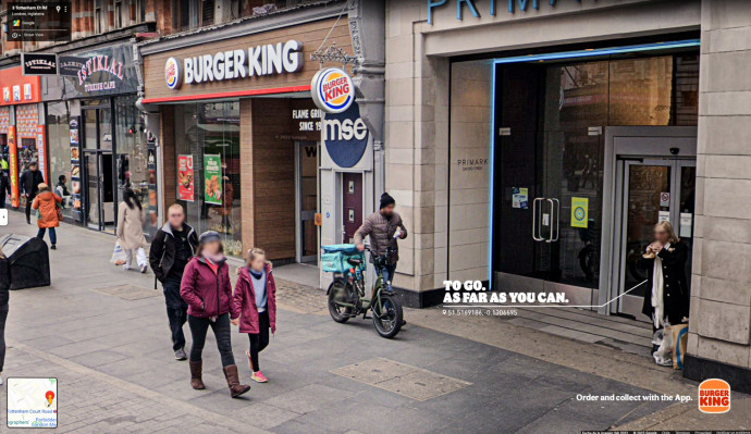 Burger King: To Go. As Far as You Can, London