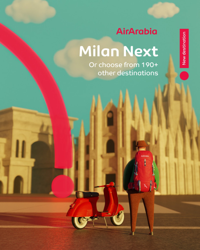 Air Arabia: Where Next? Milan