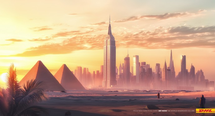 DHL: New York to Cairo
