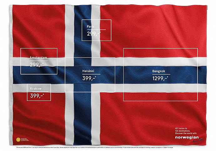Norwegian Airlines: The flag of flags