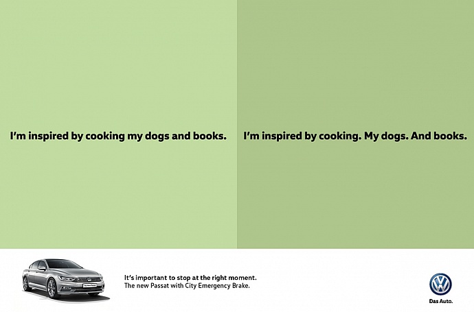 Volkswagen Passat: Cooking
