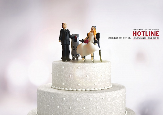National Domestic Violence Hotline: Wedding cake, 1