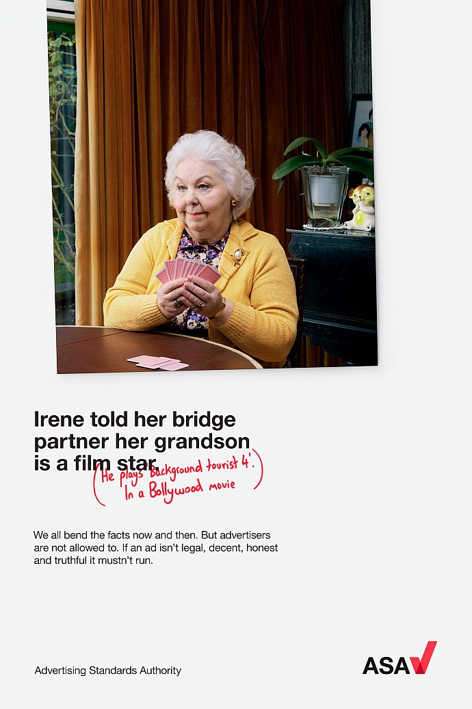 Advertising Standards Authority: Irene