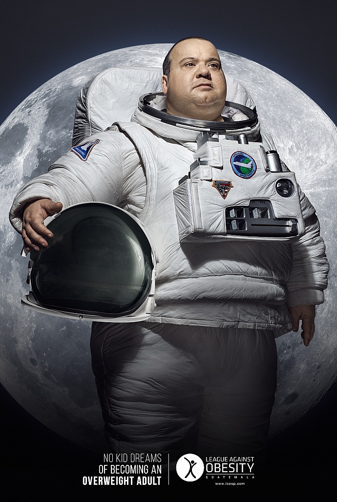 League Against Obesity: Astronaut