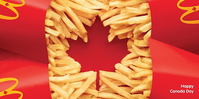 McDonald's Canada: Canadian Flag