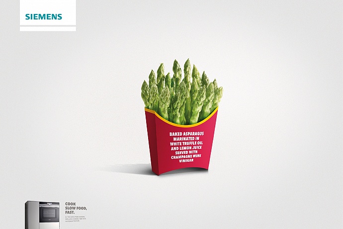 Siemens: Fast food - asparagus