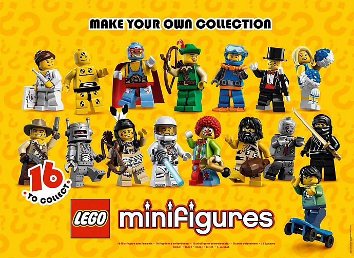 Lego Minifigures: Microsite
