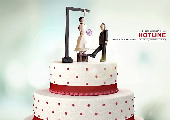 The National Domestic Violence Hotline: Wedding cake, 2