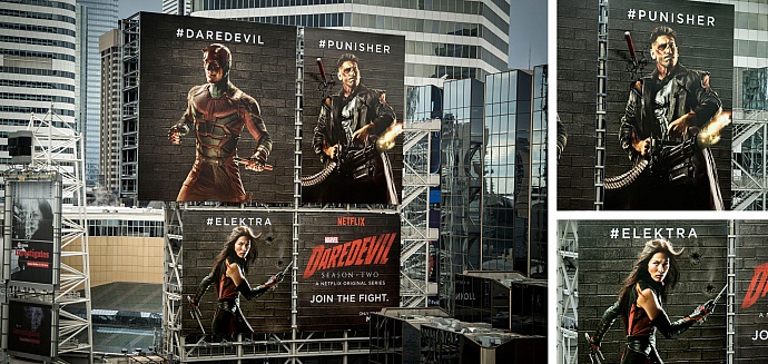 Netflix: Daredevil Fighting Billboards