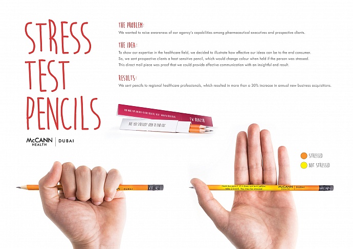 McCann Health: Stress test pencils