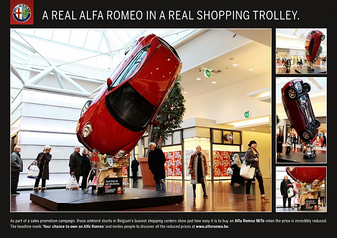 Alfa Romeo: Shopping cart