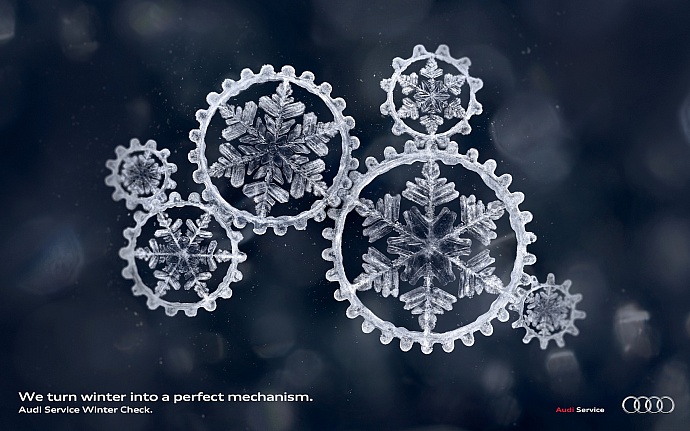 Audi Service Italia: Snowflakes