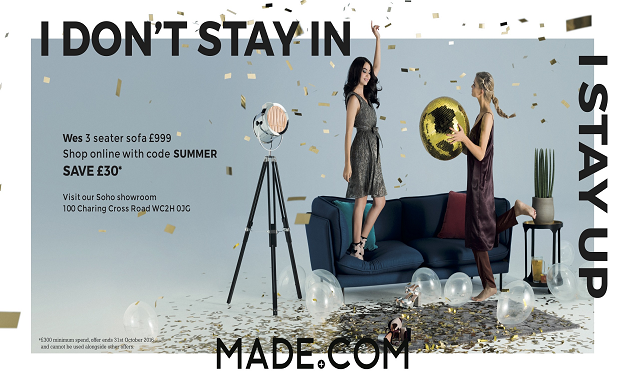Made.com launches new “Live Unboxed” brand platform