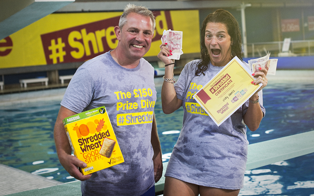 McCann London and Shredded Wheat give consumers chance to 'Shred Life' and win £150 in diving competition