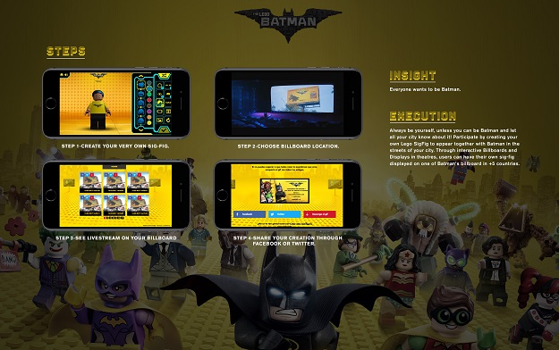 An innovative activation developed by Circus LA to promote Warner Bros. Pictures –Lego Batman