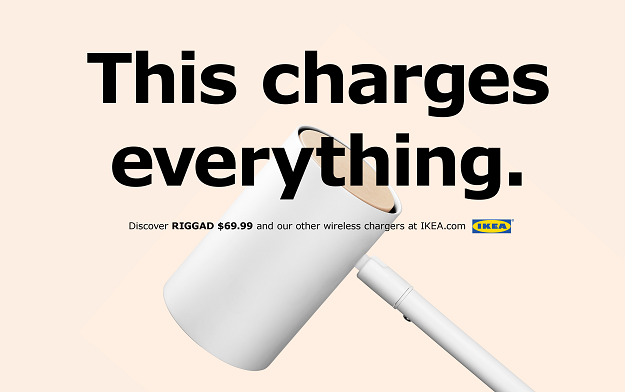 This new wireless​ charger from IKEA ​charges​ ​everything 