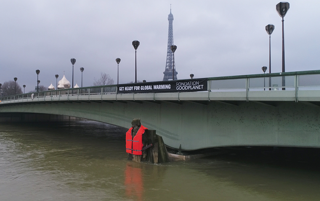 Super Floods in Paris Inspire Activation Against Global Warming
