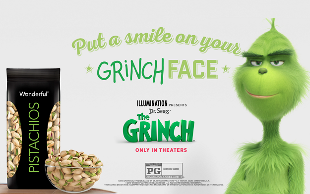 Wonderful Pistachios and The Grinch Join Forces to Celebrate the Holidays