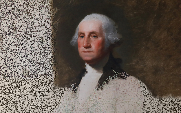 Multimedia Artist, DACA Recipient, completes George Washington Athenaeum Portrait in Welcoming America PSA