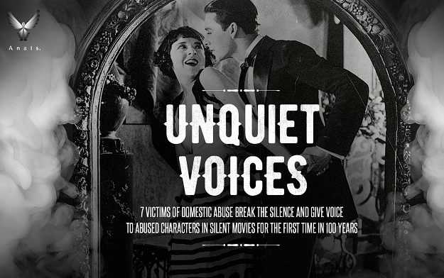 7 victims of domestic violence give voice to abused characters in silent movies 