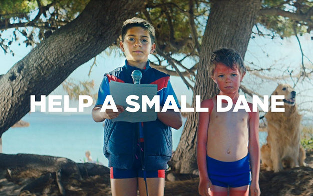 Kids of the World Unite to Protect Danish Kids from Skin Cancer in Comedic "Help a Small Dane" Campaign