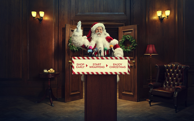 Santa Has an Urgent Message for the British Public in New Tongue-in-Cheek Campaign