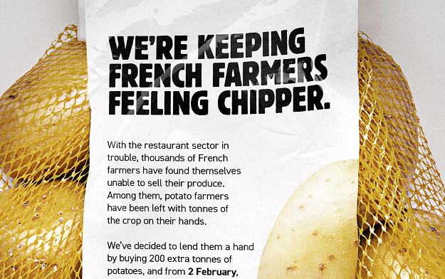 Ad of the Day | Burger King Offers a Kilo of Potatoes for Each Customer