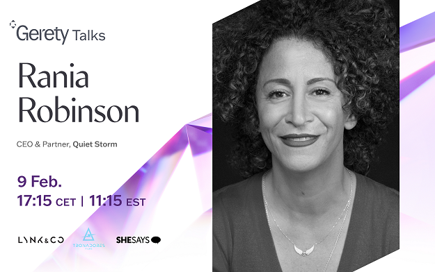 Gerety Awards Presents Gerety Talks: With Rania Robinson, CEO and Partner at Quiet Storm