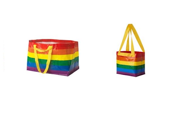 IKEA Brings Back LGBT+ Rainbow Flag FRAKTA Bag 