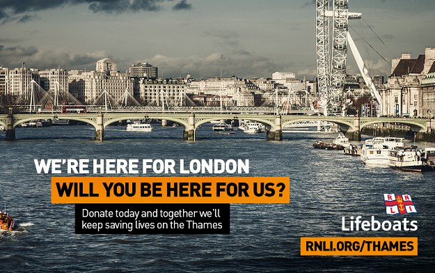 RNLI Puts London at the Heart of New Campaign to Support UK's Busiest Lifeboat Station