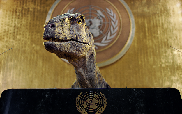 Ad of the Day | Dinosaur Urges World Leaders Not To "Choose Extinction" at United Nations