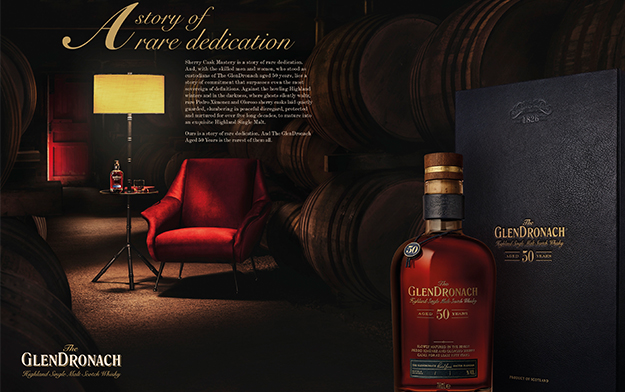 Ad of the Day | Southpaw Launches "A Story Of Rare Dedication" For The GlenDronach Aged 50 Years  