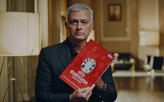 Topps & Jung von Matt SPORTS Make Jose Mourinho (official) Sticker Manager Of The UEFA EURO2024™
