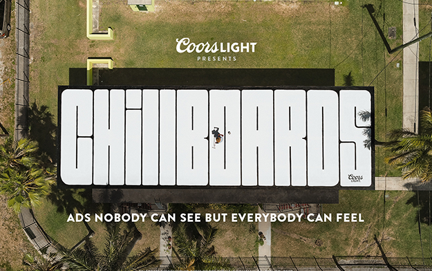 Coors Light Beats the Heat with "Chillboards" Energy-Efficient 